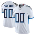 Custom T.Titans White 2025 Vapor Limited Home Game Any Name & Numbers CAdoa Stitched Jerseys