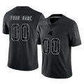 Custom C.Panthers Black Limited Reflective Game Any Name & Numbers CAdoa Stitched Jerseys