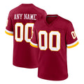 Custom W.Commanders Burgundy Game Home Any Name & Numbers CAdoa Stitched Jerseys