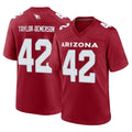 A.Cardinals #42 Dadrion Taylor-Demerson Player Cardinal Limited Home Game CAdoa Stitched Jerseys