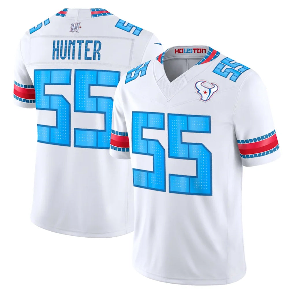 H.Texans #55 Danielle Hunter Player Whtie 2026 Rivalries Vapor Limited Home Game CAdoa Stitched jerseys