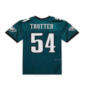 CAdoa P.Eagles #54 Jeremiah Trotter Jr. Mitchell & Ness Green 2000 Legacy Throwback Replica Jersey