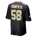 CAdoa NO.Saints #58 Chris Rumph II Black Team Game Jersey