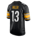 CAdoa P.Steelers #13 Scotty Miller Black Game Jersey