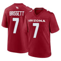 A.Cardinals #7 Jacoby Brissett Player Cardinal Limited Home Game CAdoa Stitched Jerseys