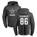 D.Cowboys #86 Luke Schoonmaker Player Ash One Color Pullover Hoodie Limited CAdoa Stitched Jerseys