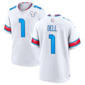 H.Texans #1 Tank Dell Player Whtie 2026 Rivalries Vapor Home Game CAdoa Stitched jerseys