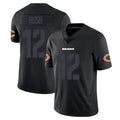 C.Bears #12 Devin Bush Player Black Impact Limited Game CAdoa Stitched Jerseys