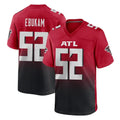A.Falcons #52 Samson Ebukam Player Red Home Game CAdoa Stitched Jerseys