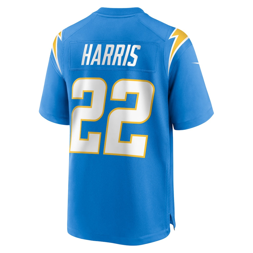 CAdoa LA.Chargers #22 Najee Harris Powder Blue Player Game Jersey