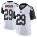 C.Bengals #29 Kyle Dugger Player White Color Rush Vapor Untouchable Limted Home Game CAdoa Stitched Jerseys