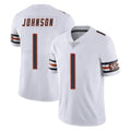 C.Bears #1 Jaylon Johnson Player White Vapor Untouchable Limited Home Game CAdoa Stitched Jerseys