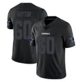 D.Cowboys #60 Tyler Guyton Player Black Impact Limited Home Game CAdoa Stitched Jerseys