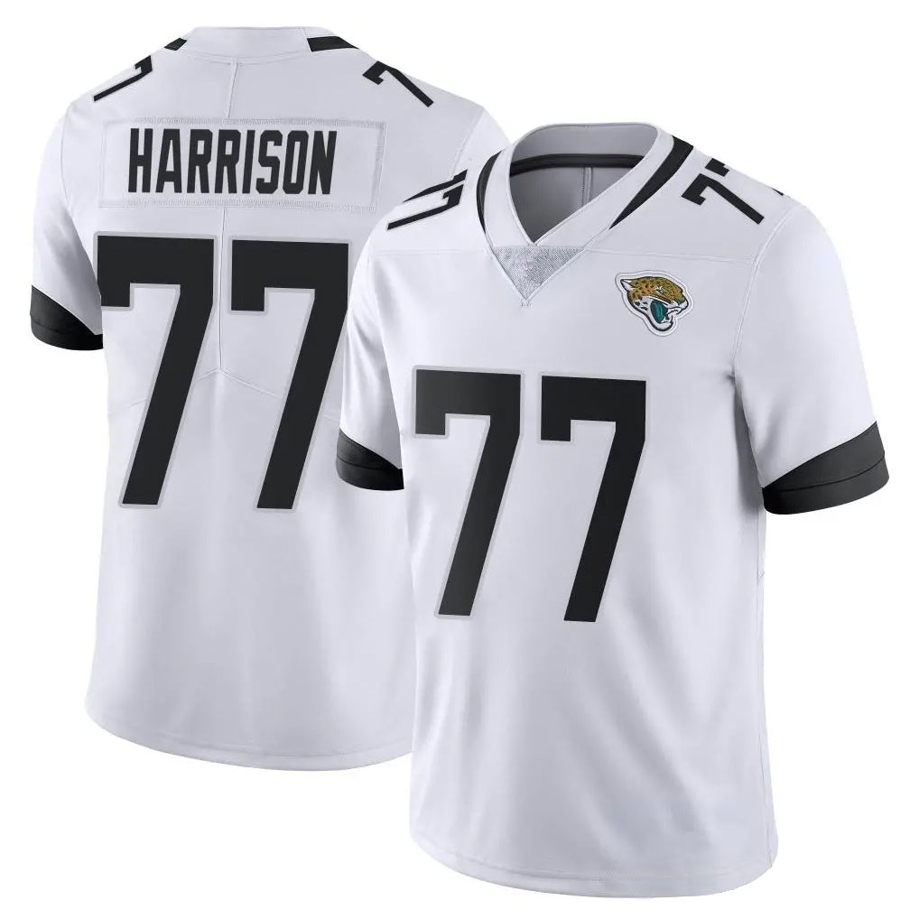J.Jaguars #77 Anton Harrison Player White Vapor Untouchable Limited Home Game CAdoa Stitched Jerseys
