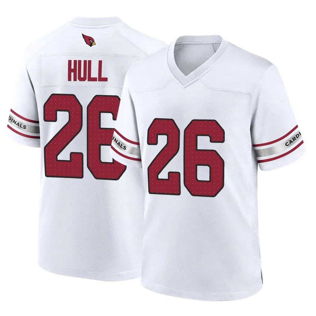 A.Cardinals #26 Evan Hull Player White Home Game CAdoa Stitched Jerseys