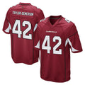 A.Cardinals #42 Dadrion Taylor-Demerson Player Cardinal Home Game CAdoa Stitched Jerseys