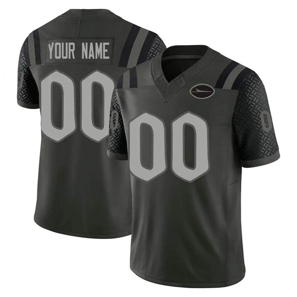 Custom NY.Jets Green Limited 2025 Rivalries Collection Home Game Any Name & Numbers CAdoa Stitched Jerseys