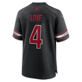 CAdoa A.Cardinals #4 Jeremiyah Love Black Game Player Stitched Jerseys