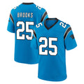 C.Panthers #25 Jonathon Brooks Player Blue Home Game CAdoa Stitched Jerseys