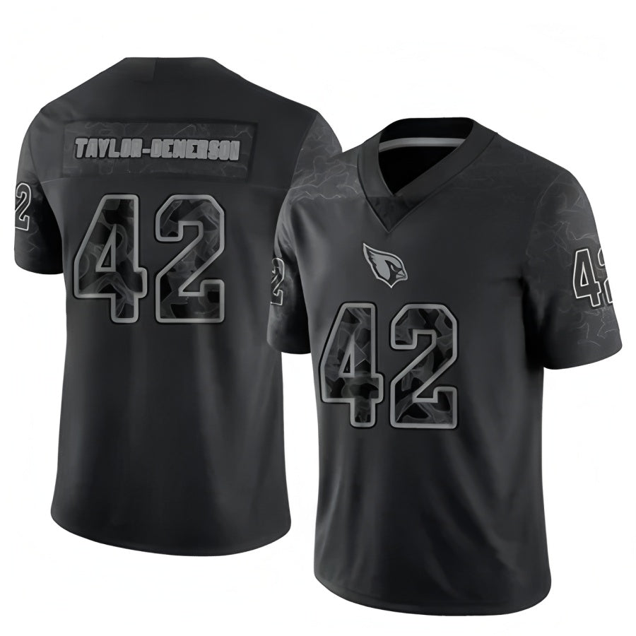 A.Cardinals #42 Dadrion Taylor-Demerson Player Black RFLCTV Limited beagls Stitched Jerseys