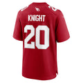 CAdoa A.Cardinals #20 Zonovan Knight Cardinal Team Game Jersey