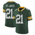 GB.Packers #21 Benjamin St-Juste Player Green Vapor Untouchable Limited Home Game CAdoa Stitched Jerseys
