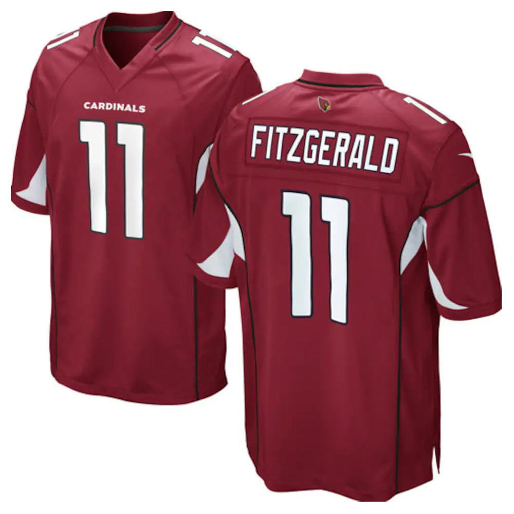 A.Cardinals #11 Larry Fitzgerald Player Cardinal Game beagls Stitched Jerseys