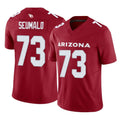 A.Cardinals #73 Isaac Seumalo Player Cardinal Vapor F.U.S.E. Limited Home Game CAdoa Stitched Jerseys