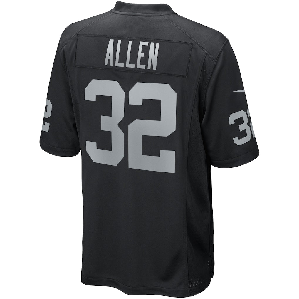 CAdoa LV.Raiders #32 Marcus Allen Black Game Retired Player Jersey