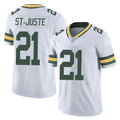 GB.Packers #21 Benjamin St-Juste Player White Vapor Untouchable Limited Home Game CAdoa Stitched Jerseys