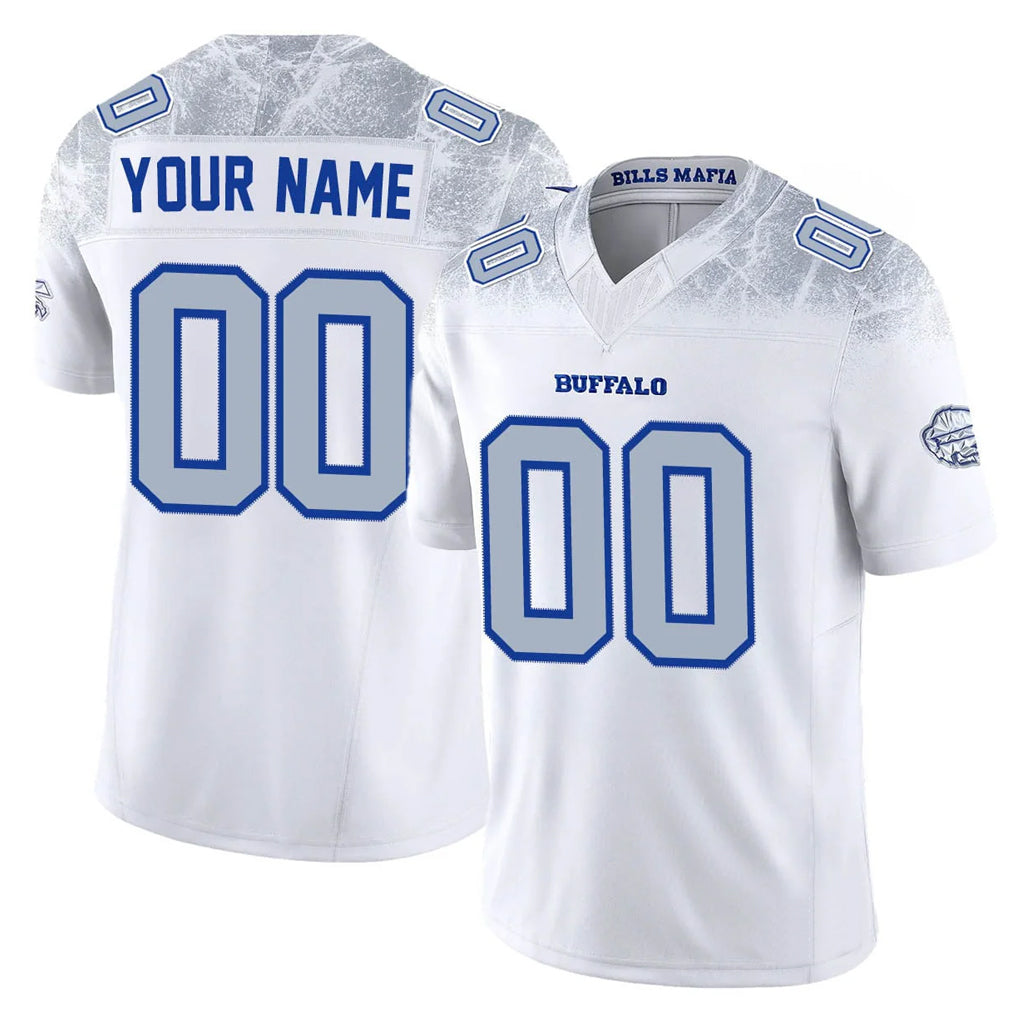 Custom B.Bills White Rivalry Series Vapor F.U.S.E. Limited Any Name & Numbers CAdoa Stitched Jerseys