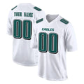 Custom P.Eagles White Tundra Fashion Home Game Any Name & Numbers CAdoa Stitched Jerseys