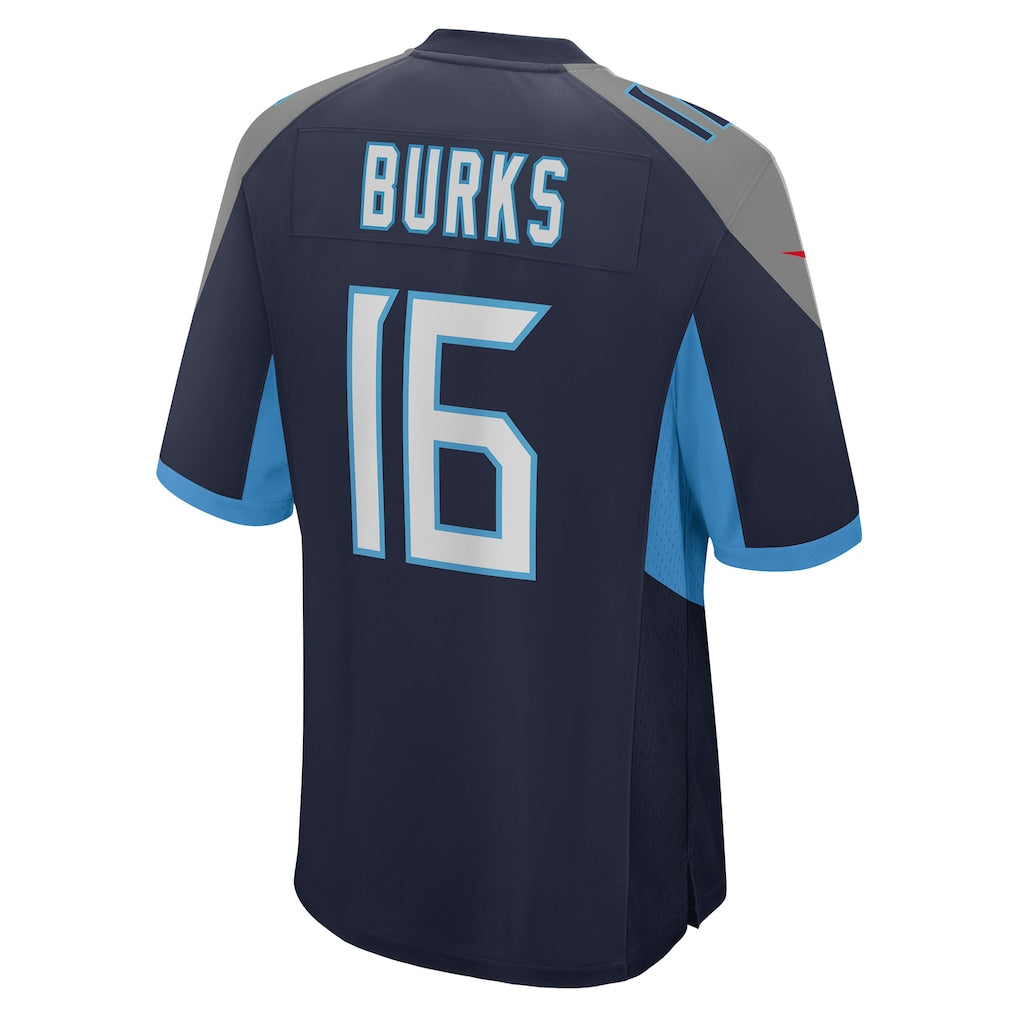 CAdoa T.Titans #16 Treylon Burks Navy Player Game Jersey