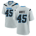 D.Lions #45 Devin White Player Silver 2026 Rivalries Collection Home Game CAdoa Stitched Jerseys