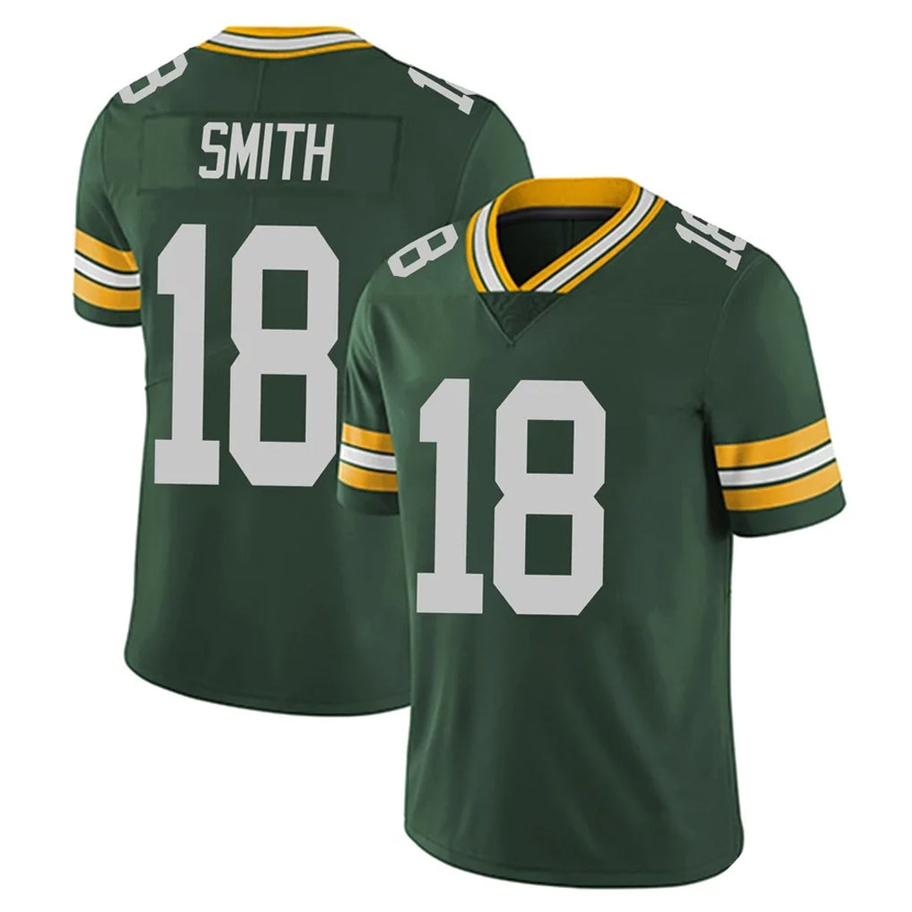 GB.Packers #18 Jonnu Smith Player Green Vapor Untouchable Limited Home Game CAdoa Stitched Jerseys