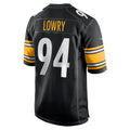 CAdoa P.Steelers #94 Dean Lowry Black Game Jersey
