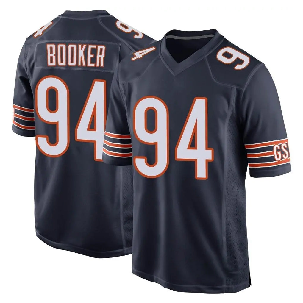 C.Bears #94 Austin Booker Player Navy Home Game CAdoa Stitched Jerseys
