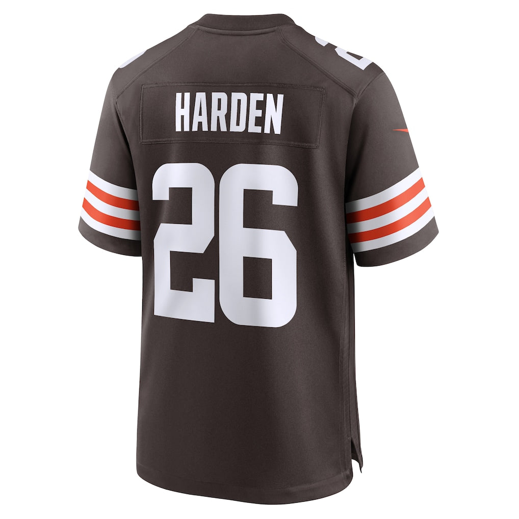 CAdoa C.Browns #26 Myles Harden Brown Team Game Jersey
