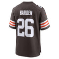 CAdoa C.Browns #26 Myles Harden Brown Team Game Jersey