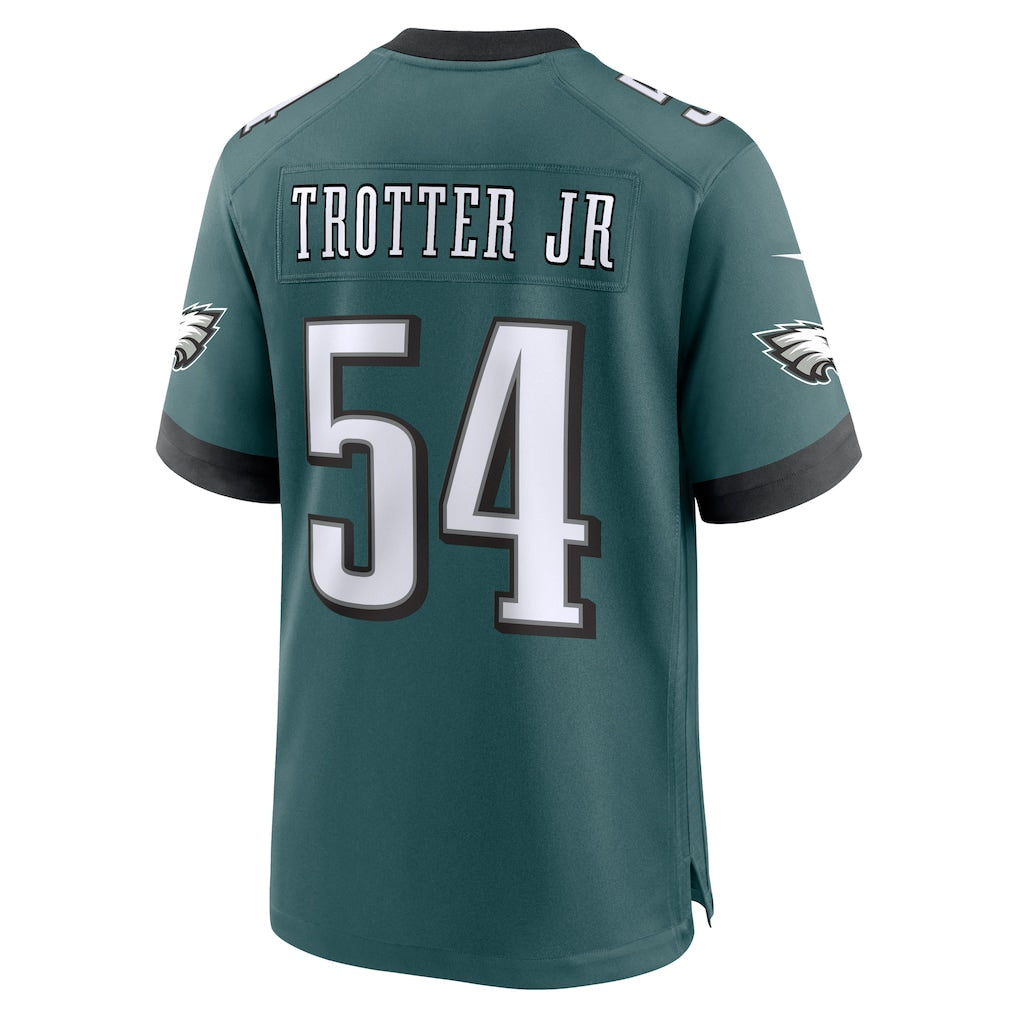 CAdoa P.Eagles #54 Jeremiah Trotter Jr. Green Game Jersey