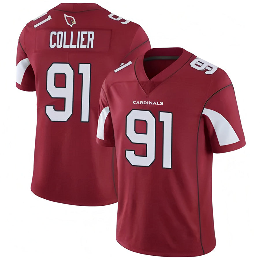 A.Cardinals #91 L.J. Collier Player Cardinal Vapor Untouchable Limited beagls Stitched Jerseys