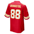 CAdoa KC.Chiefs #88 Jake Briningstool Red Team Game Jersey