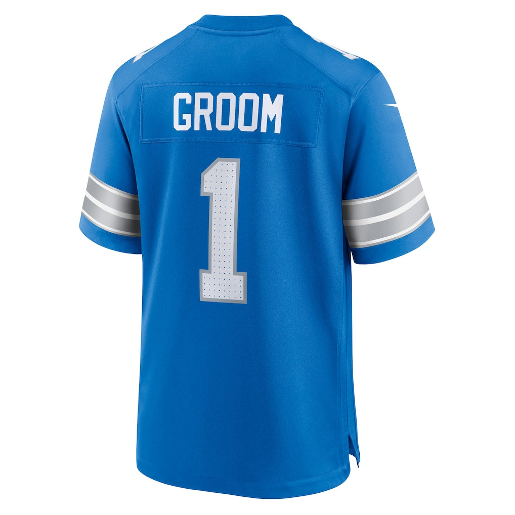 CAdoa D.Lions #1 Groom Blue Team Game Jersey