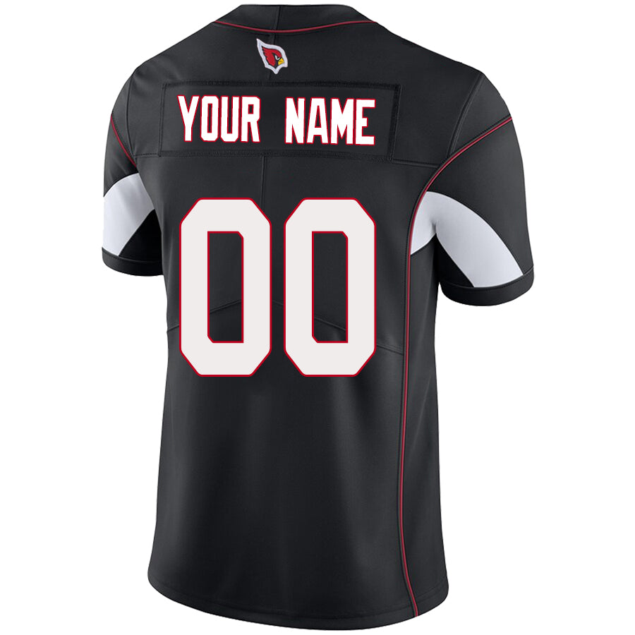 Custom A.Cardinals Black Vapor Untouchable Elite CAdoa Stitched Jerseys