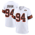 C.Browns #94 Mason Graham Player White Alternate Home Game CAdoa Stitched Jerseys