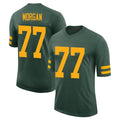 GB.Packers #77 Jordan Morgan Player Green Alternate Vapor Home Game CAdoa Stitched Jerseys