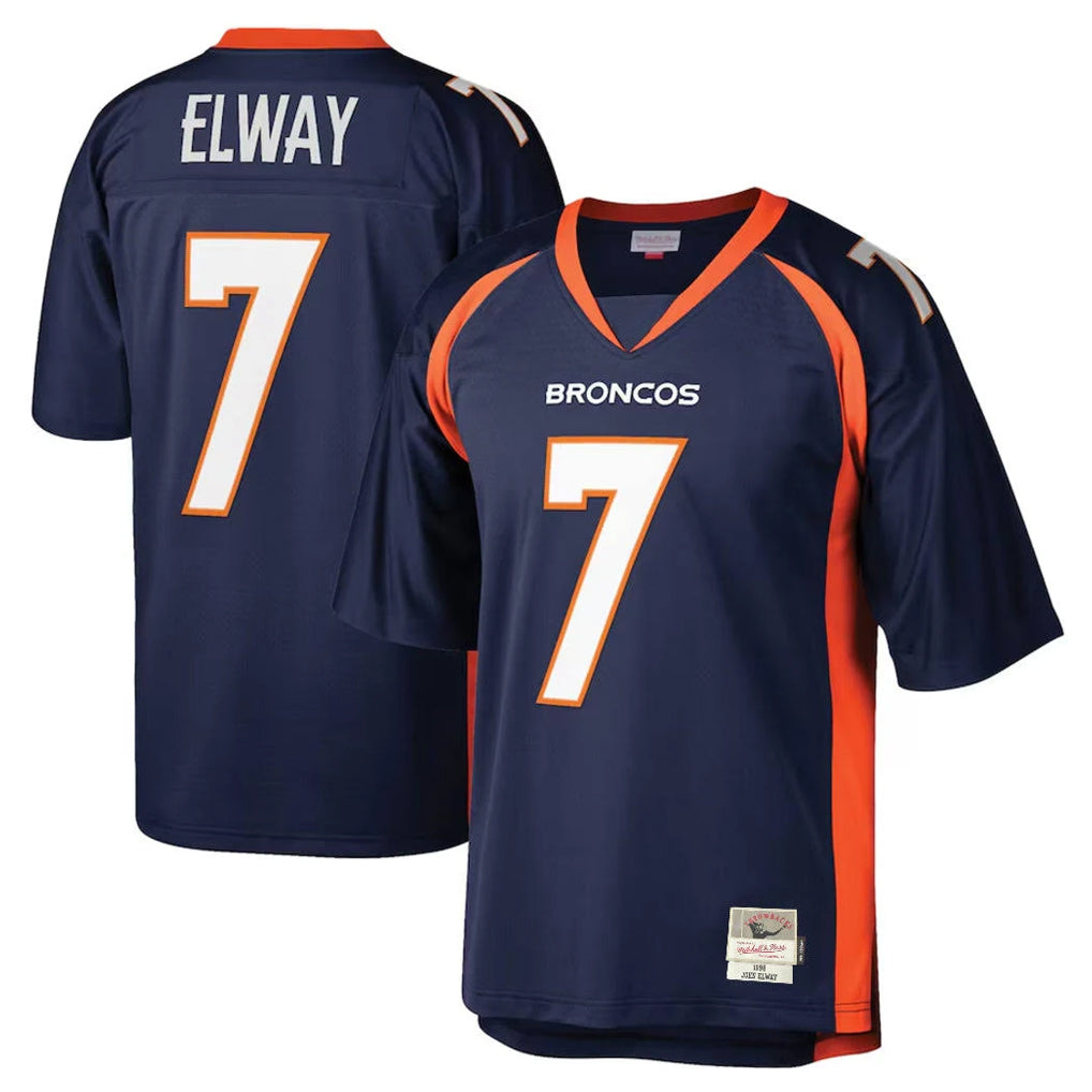 D.Broncos #7 John Elway Player Navy Mitchell & Ness 2006 Legacy Limited Game CAdoa Stitched Jerseys
