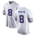 B.Bills #8 Terrel Bernard Player White Alternate Game CAdoa Stitched Jerseys