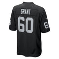 CAdoa LV.Raiders #60 Charles Grant Black Team Game Jersey