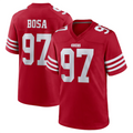 CAdoa SF.49ers #97 Nick Bosa Player Scarlet Player Game Stitched Jerseys